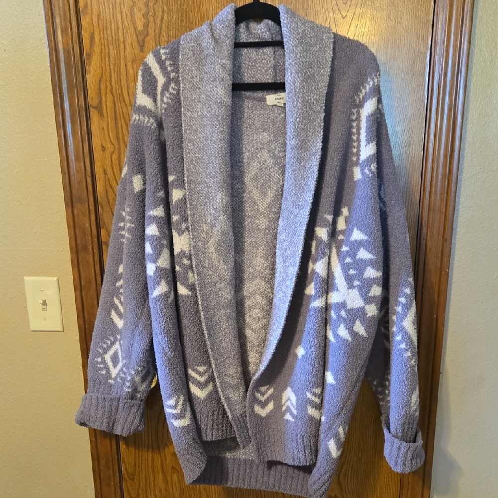 Entro Lavender Textured Cardigan